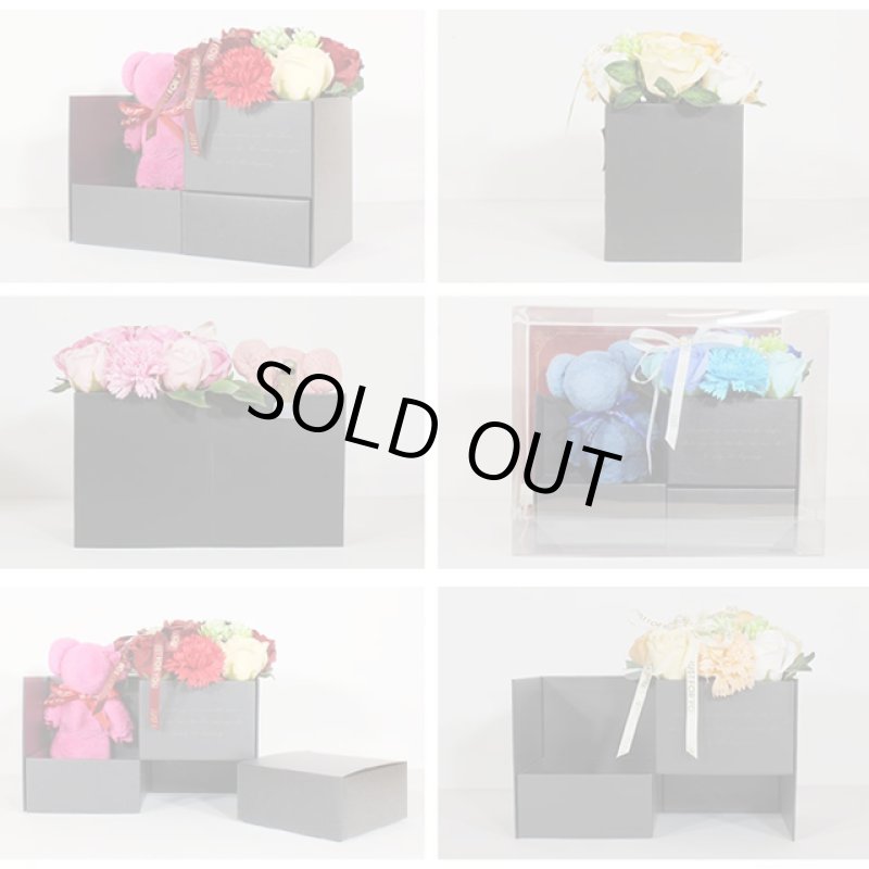 画像5: フラワーギフト「シャボンスライドBOX／タオルベア付」 (5)