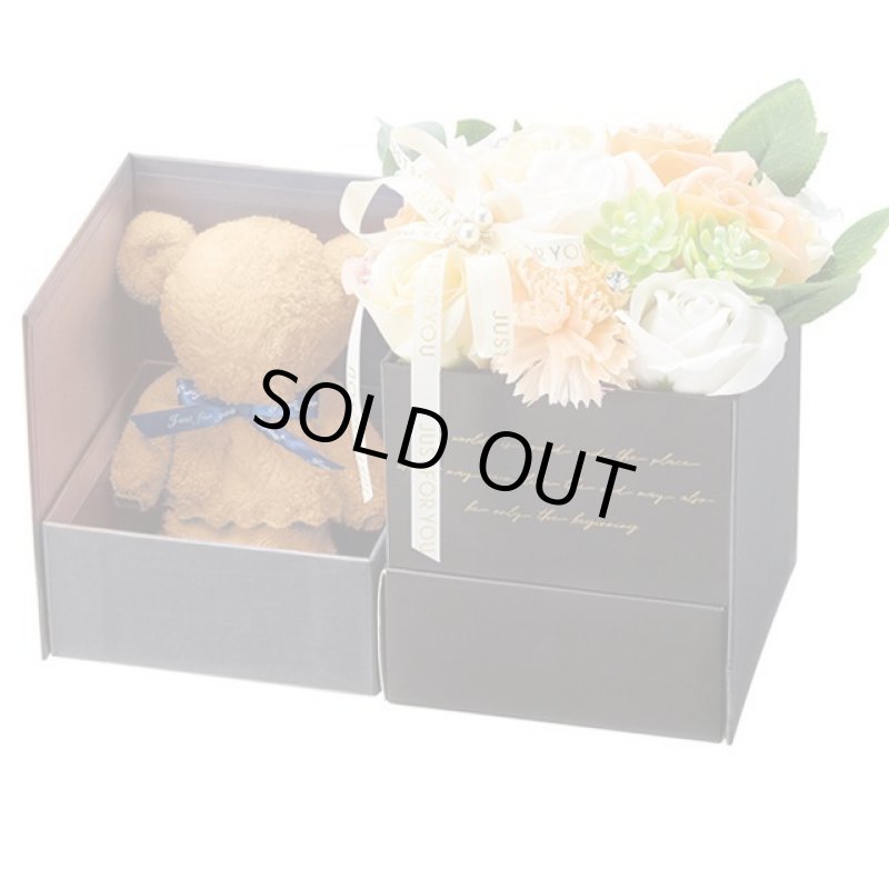 画像15: フラワーギフト「シャボンスライドBOX／タオルベア付」 (15)