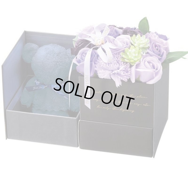 画像17: フラワーギフト「シャボンスライドBOX／タオルベア付」 (17)