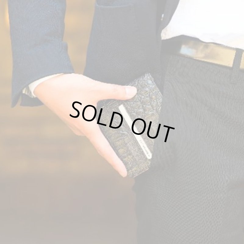 画像2: BORN TORUNカイマン2つ折り財布 (2)