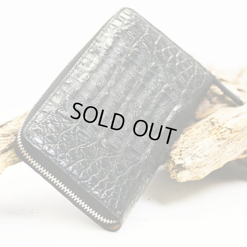 画像4: BORN TORUNカイマンラウンド長財布 (4)