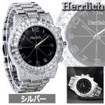 画像5: Herrlich[ヘルリッチ]クリスタル装飾ソーラー電波腕時計 (5)
