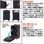 画像3: トラベル用スーツケース「超軽量ソフトキャリーLEGEND WALKERソフトケース4043／22L」 (3)