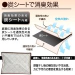 画像3: 炭消臭！引き出しスッキリ整頓仕切り収納ボックス6ポケット[3点] (3)