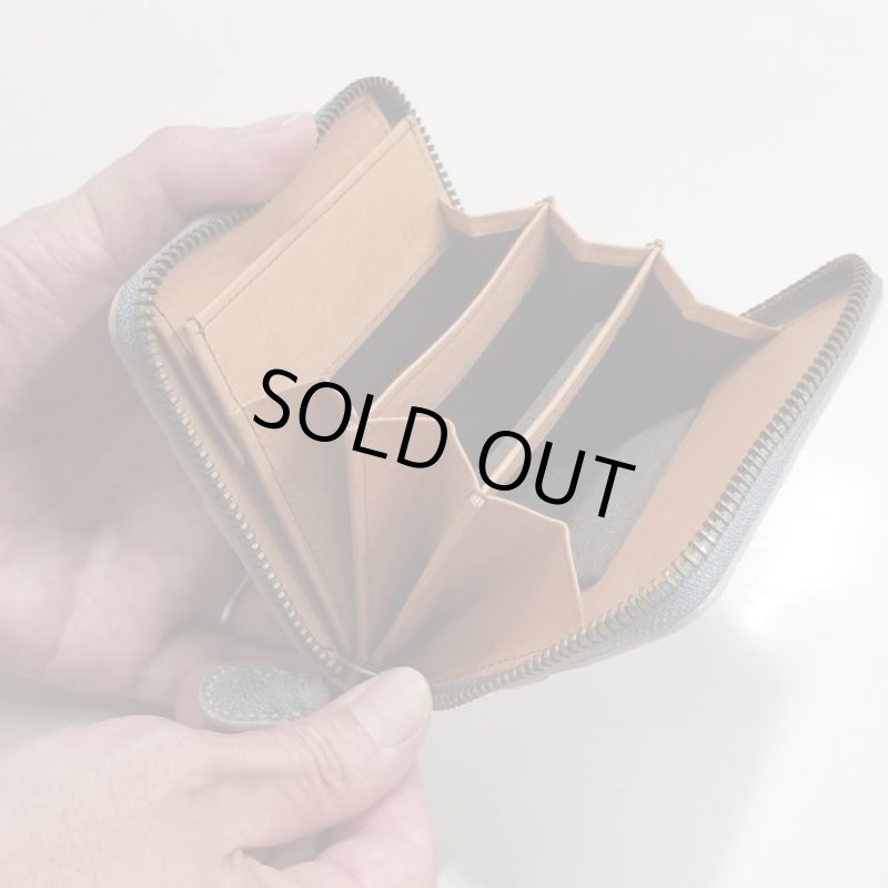 画像4: エレファントレザー ラウンドカード小銭入れ (4)