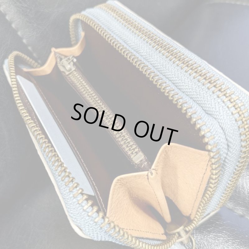 画像6: エレファントレザー Wファスナーキーケース (6)