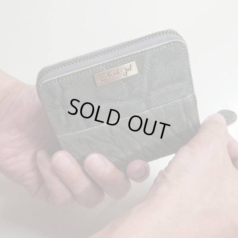 画像12: エレファントレザー ラウンドカード小銭入れ (12)