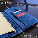 画像10: 限定販売！カイマンレザー（ワニ革）マルチウォレット＆システム手帳 (10)