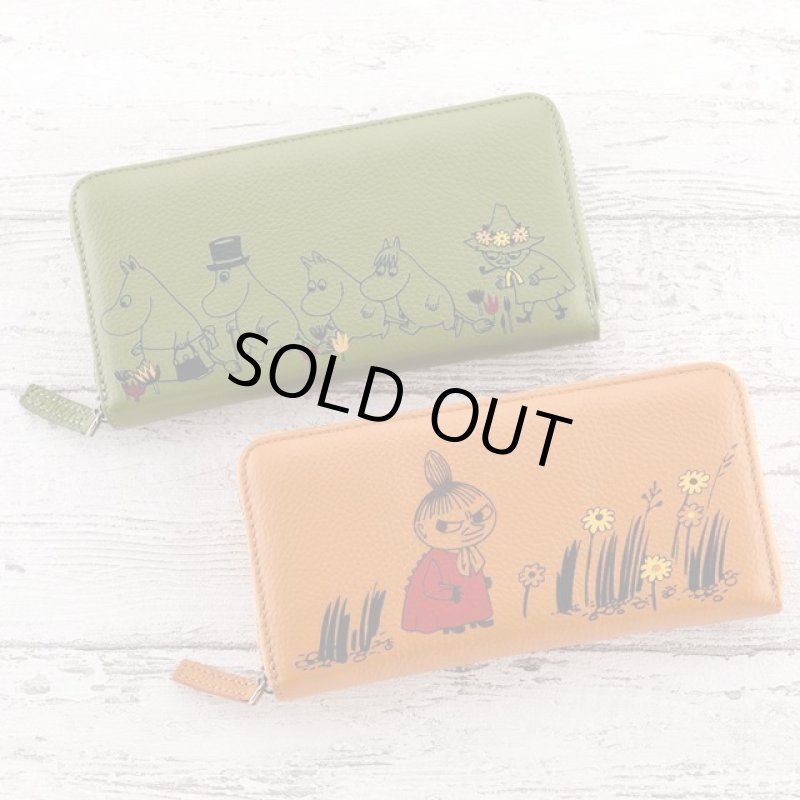 画像5: ムーミン牛革ラウンド財布 (5)