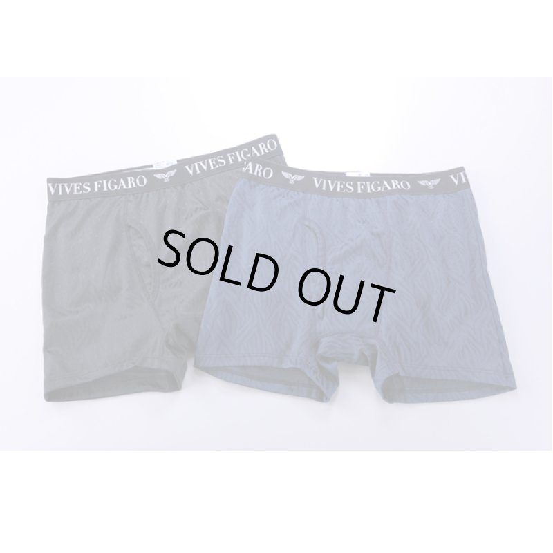 画像6: VIVES FIGARO吸汗速乾ストレッチボクサーブリーフ2色組 (6)