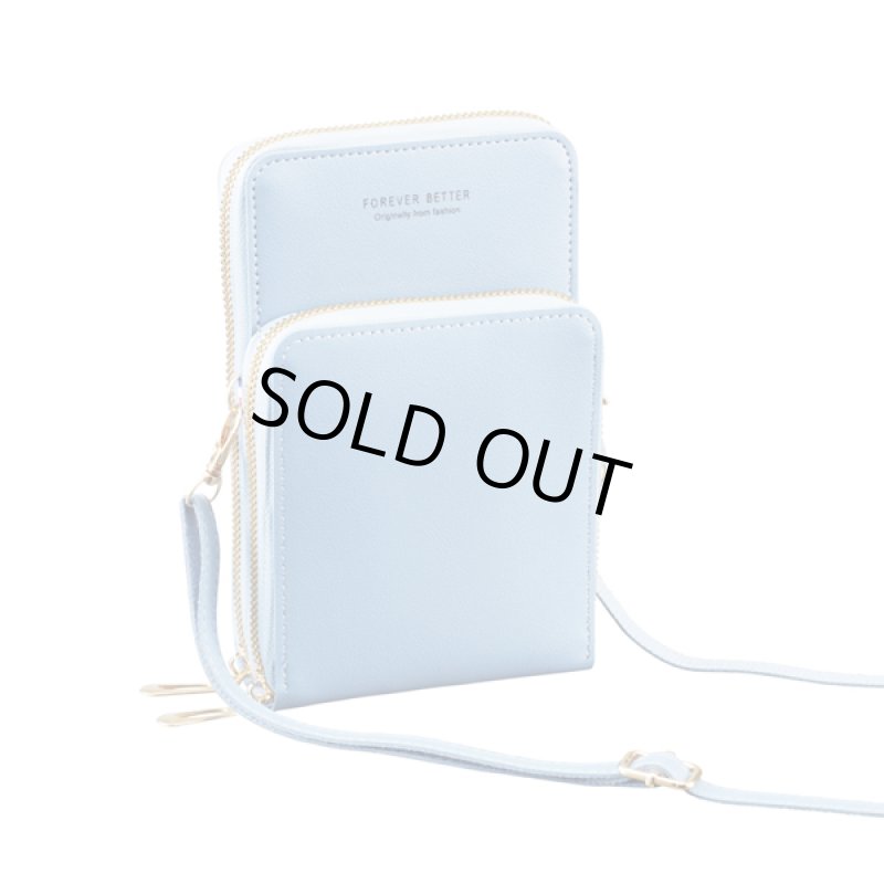 画像10: FOREVER BETTERスマホタッチショルダーZIPポシェット (10)