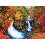 画像2: ジグソー日本の風景「秋の竜頭の滝」フレームセット（600P） (2)