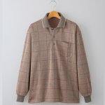 画像2: mij（エムアイジェイ）日本製ウール入り格子柄ポロシャツ2色組 (2)