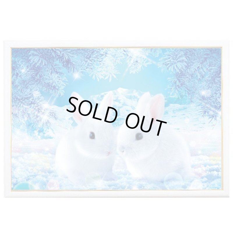 画像5: アートジグソー「ウィルファー／春待ちうさぎ」1000マイクロPフレームセット (5)