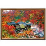 画像4: ジグソー日本の風景「秋の乳頭温泉」フレームセット（1000P） (4)