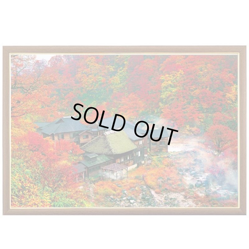 画像4: ジグソー日本の風景「秋の乳頭温泉」フレームセット（1000P） (4)