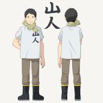 画像4: ゆるキャン△岡崎さんのTシャツ (4)