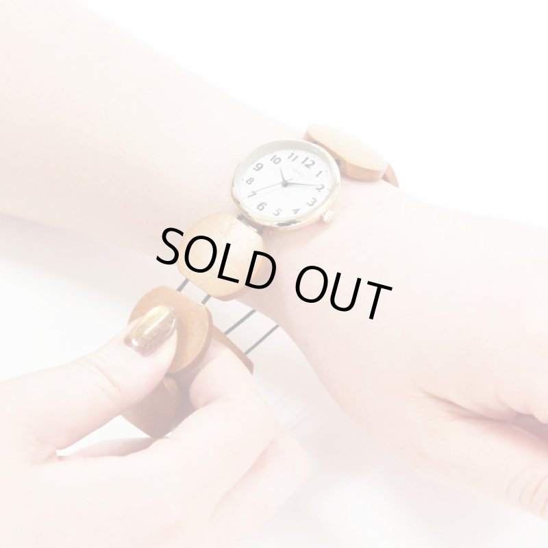 画像2: レディース「ウッドブレスウォッチ」 (2)