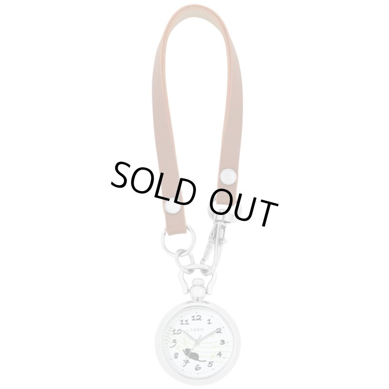 画像9: ネコ柄 レザー風ストラップキーウォッチ (9)