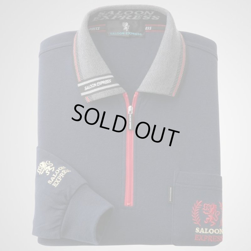 画像7: SALOON EXPRESS(サルーンエクスプレス)裏起毛ハーフジップポロシャツ3色組 (7)