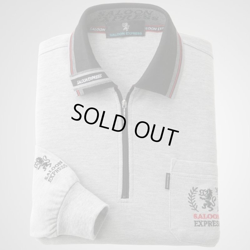 画像9: SALOON EXPRESS(サルーンエクスプレス)裏起毛ハーフジップポロシャツ3色組 (9)