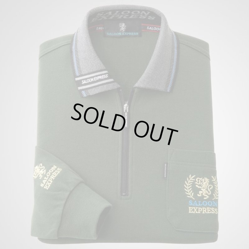 画像8: SALOON EXPRESS(サルーンエクスプレス)裏起毛ハーフジップポロシャツ3色組 (8)