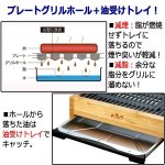 画像4: 送料無料！肉祭りバンブー減煙グリルプレート (4)