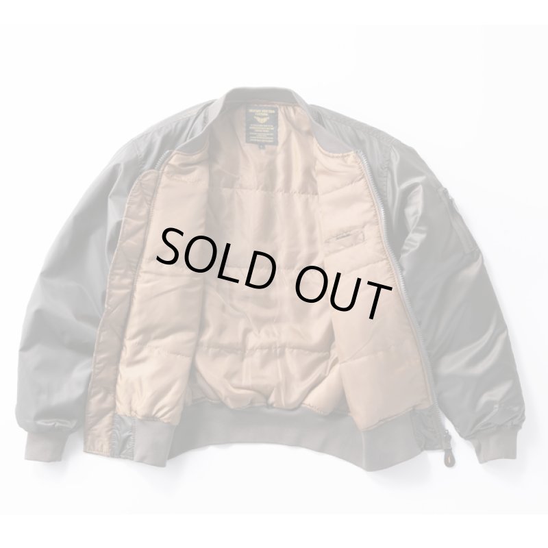 画像4: 中綿入りMA-1ブルゾン (4)