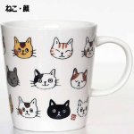 画像4: 日本製「ねこちゃん大集合マグカップ2柄セット」 (4)