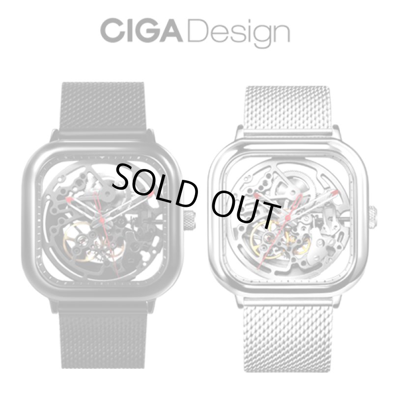 画像10: CIGA DESIGN[シガデザイン]自動巻サファイアスケルトンウォッチ (10)
