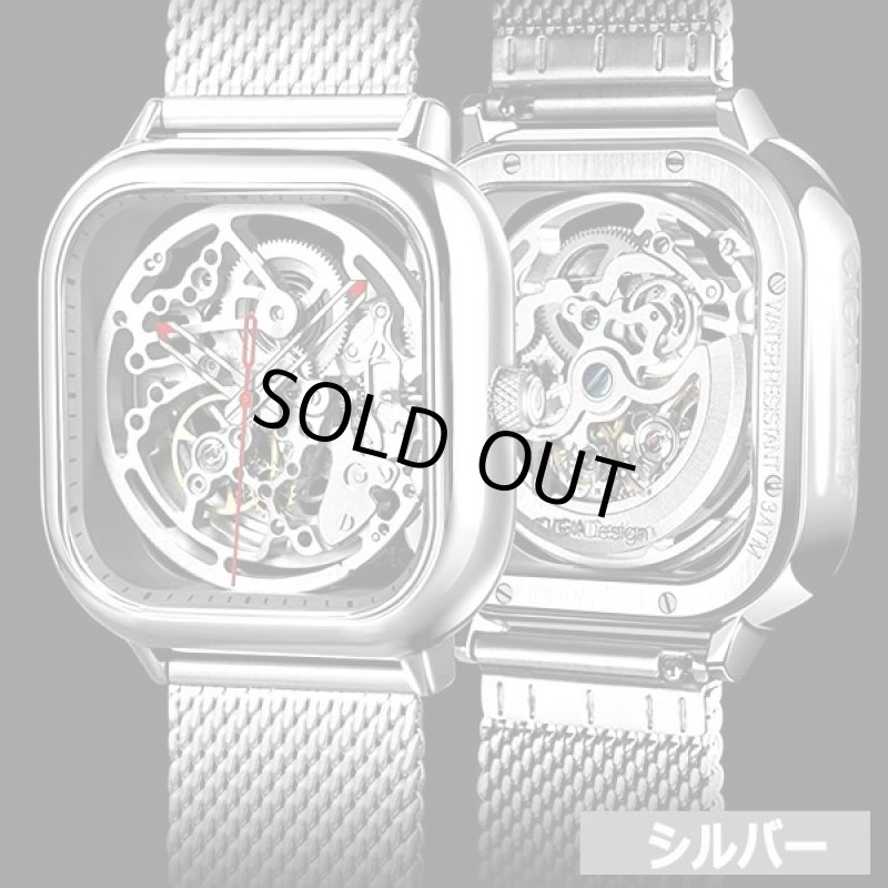 画像6: CIGA DESIGN[シガデザイン]自動巻サファイアスケルトンウォッチ (6)