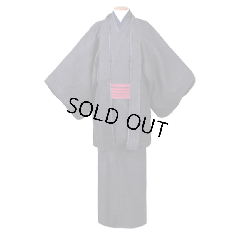 画像11: 老舗呉服メーカー企画！巡[MEGURU]デニム素材の着物＆羽織スタイルセット (11)