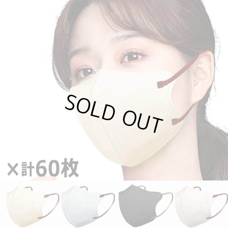 画像9: 送料無料!バイカラー3D立体不織布マスク99%カットフィルター2BOX(計60枚)セット (9)