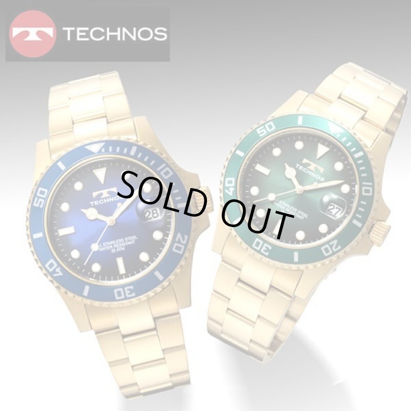 画像8: TECHNOS[テクノス]20気圧防水グランドオーシャンTHE GOLD (8)
