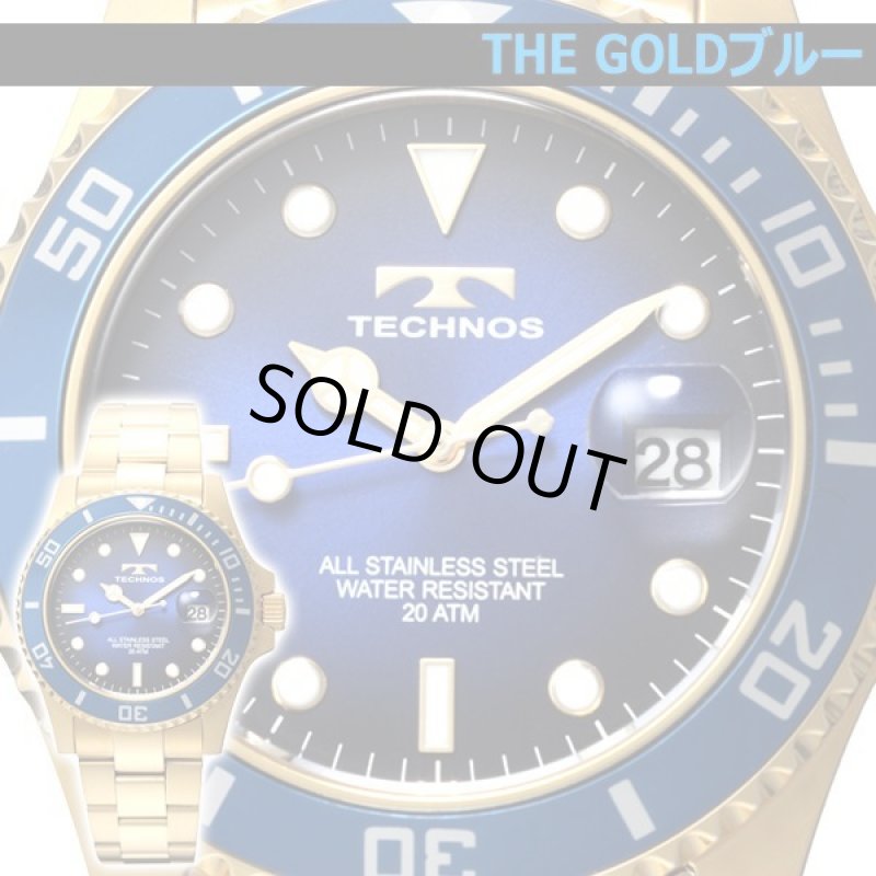 画像5: TECHNOS[テクノス]20気圧防水グランドオーシャンTHE GOLD (5)