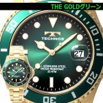 画像6: TECHNOS[テクノス]20気圧防水グランドオーシャンTHE GOLD (6)