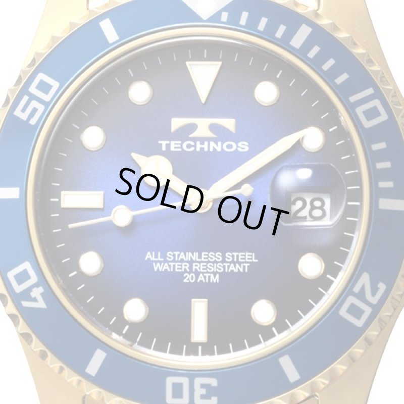画像9: TECHNOS[テクノス]20気圧防水グランドオーシャンTHE GOLD (9)