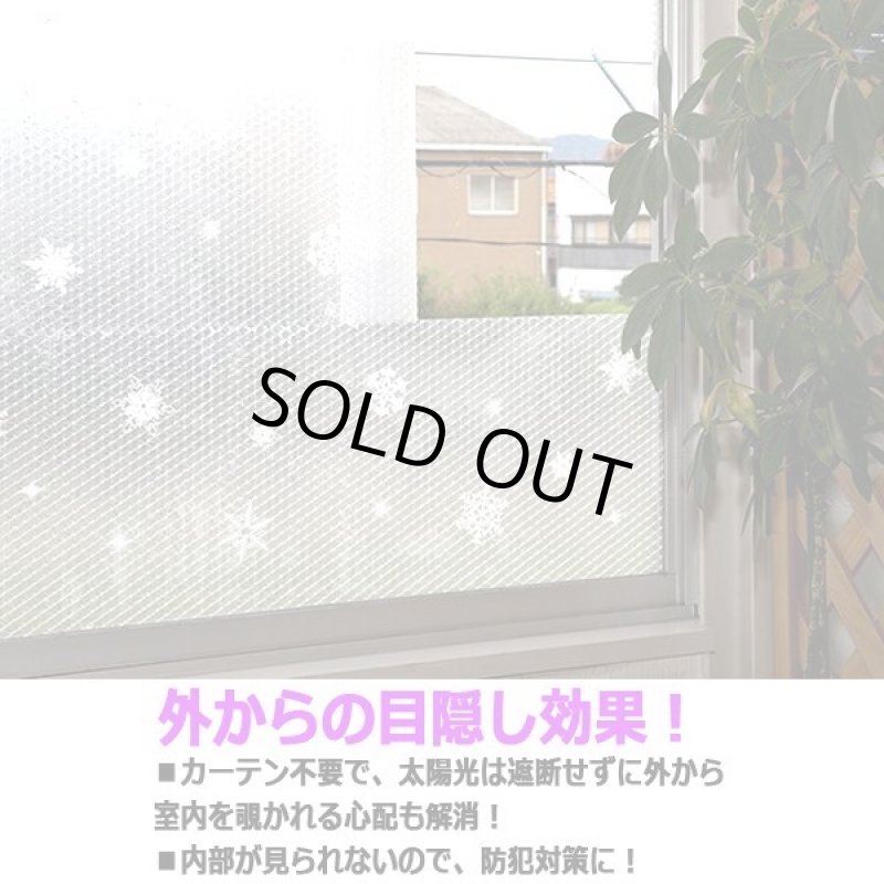 画像5: 暖房費節約！水滴がつかない！水だけで貼れるECO断熱＆結露防止シート[12本組] (5)
