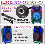 画像7: CICONIA[チコニア]Bluetooth搭載360°LEDイルミネーションキャリースピーカー20W[1台] (7)