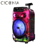 画像10: CICONIA[チコニア]Bluetooth搭載360°LEDイルミネーションキャリースピーカー20W[1台] (10)