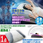 画像9: 送料無料！体の約30％を受けとめるBIGサイズふわとろ超熟プレミアム枕[1点] (9)