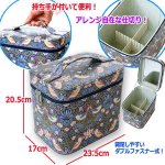 画像6: 送料無料！ウィリアム・モリスの「いちご泥棒」ミラー付きコスメボックス (6)