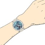 画像6: KOMONO【コモノ】腕時計エステルマーブルグレー KOM-W2473 (6)