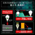 画像3: 空き巣・防犯対策！人を感知して自動点灯！Natulux人感センサー機能付LED電球[2球セット] (3)