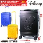 画像9: DISNEYハピタス グリップマスタースーツケース30L (9)