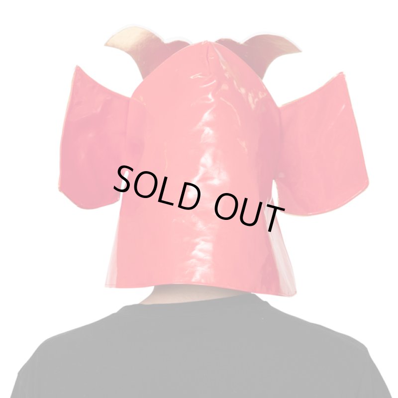 画像4: スポーツ観戦日本応援グッズ「応援 侍兜/赤」 (4)