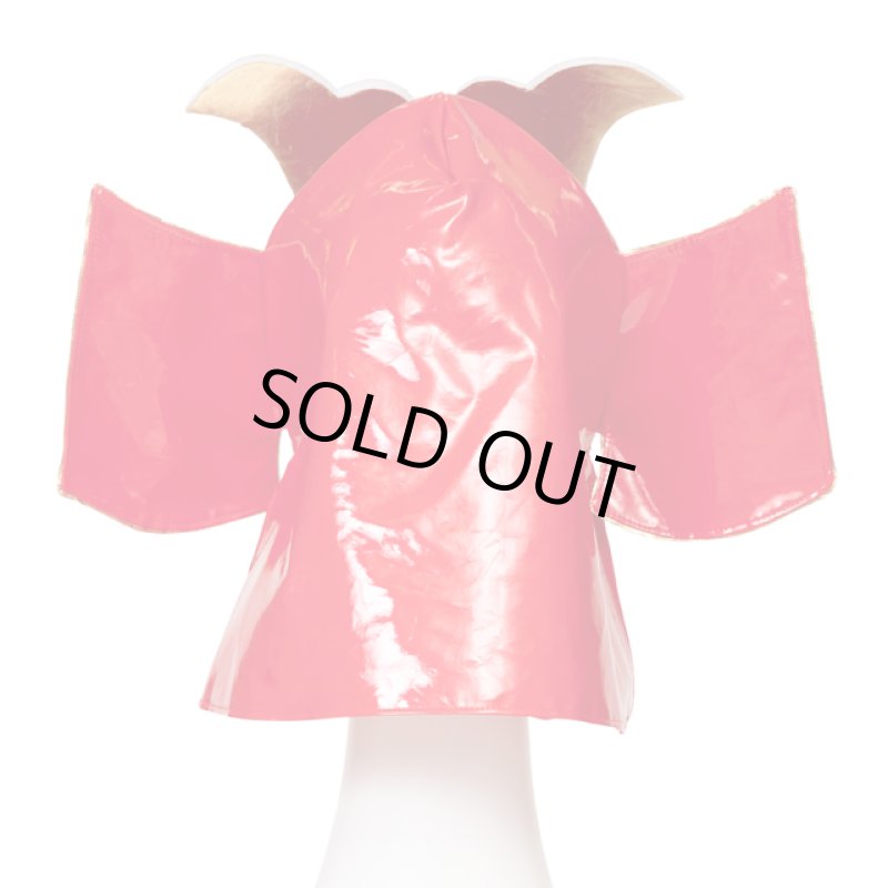 画像7: スポーツ観戦日本応援グッズ「応援 侍兜/赤」 (7)