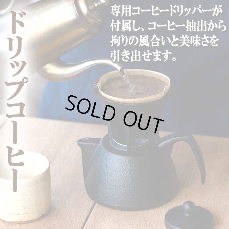 画像3: 岩鋳南部鉄器IH対応コーヒードリッパー付鉄瓶兼用急須（肌模様/0.75L） (3)