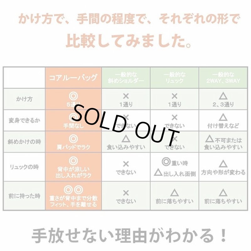 画像8: ベルトの付け替えなしで５パターン！「コアルーバッグ リブレックス」 (8)