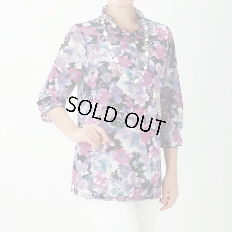 画像6: エスパンディ総柄ブラウス (6)